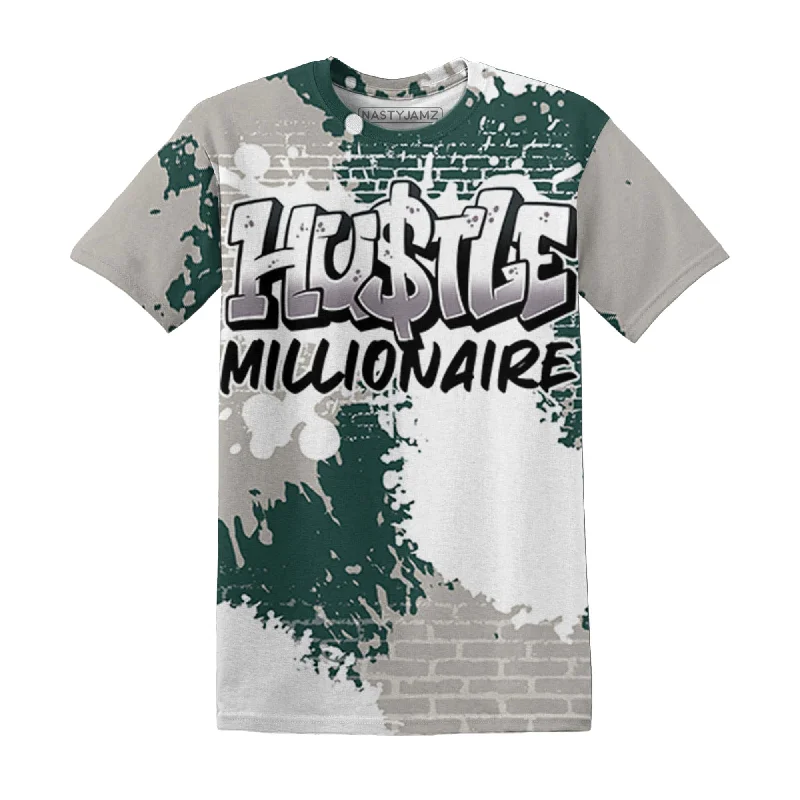 NastyJamz Oxidized Green 4s T Shirt Match Hustle Millionaire 3D