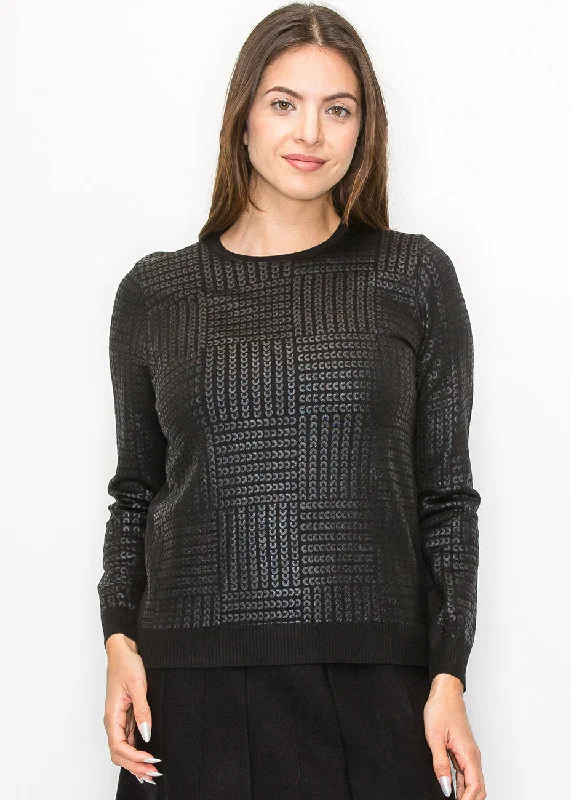 Midnight Shine Knit Pullover