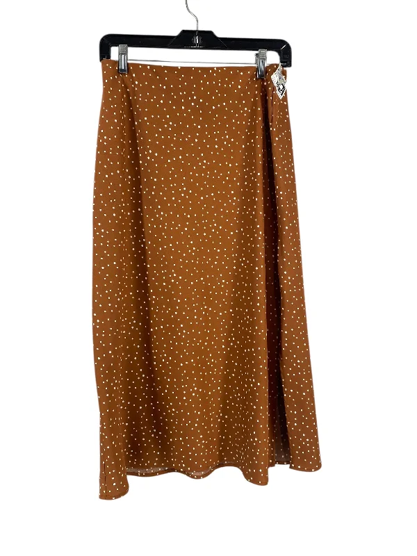 Skirt Midi By A New Day In Brown, Size: S